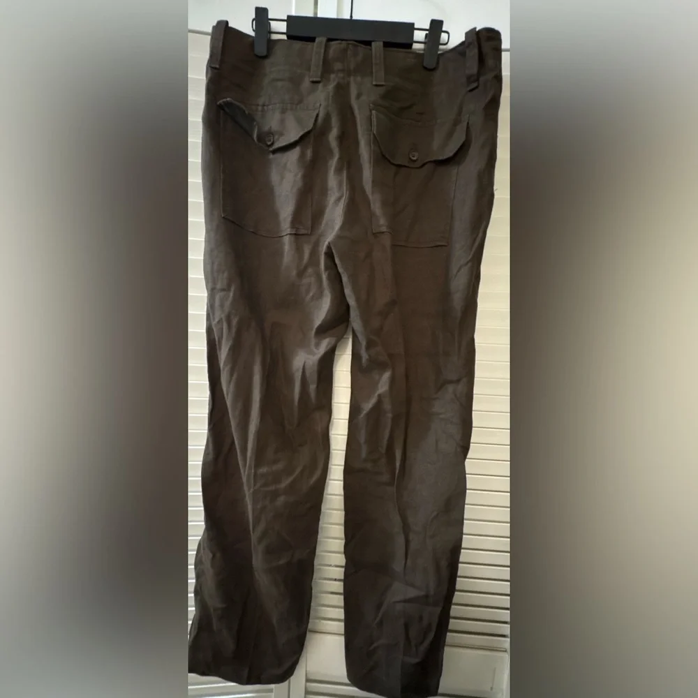 100% linen Banana Republic Cream 100% linen pants